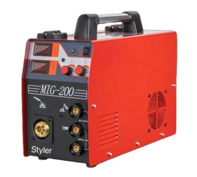 China Hotels Styler Spot Welding Machine Portable Gas MIG-200 DC MIG Welding Machine Gasless Welder for sale