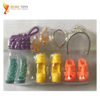 China Educational Toy Accessories Doll Plastic Shoes Cheap Custom Plastic Doll, Mini Plastic Shoes for sale