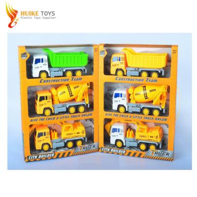 China Rubbing Toy World Toys Basket Construction Vehicle Car Toy Inertial Set for sale