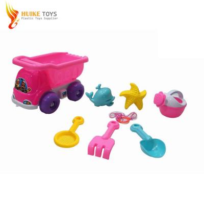 China Funny Outdoor Sport Game Summer Beach Sand Mini Plastic Bucket Set Toys for sale