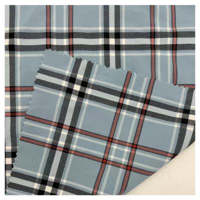 China Stretch hot sale 92%Nylon 8% Spandex 70D+40D Plaid 4 way stretch ripstop Yarn Dyed Fabric for sale