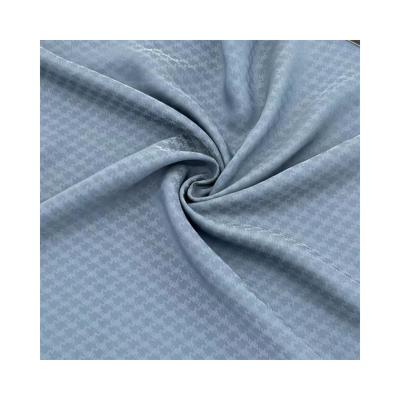 China QUICK-DRY Manufacture price 42%Polyester 58%Rayon plain woven jacquard fabric for blouses shirts for sale