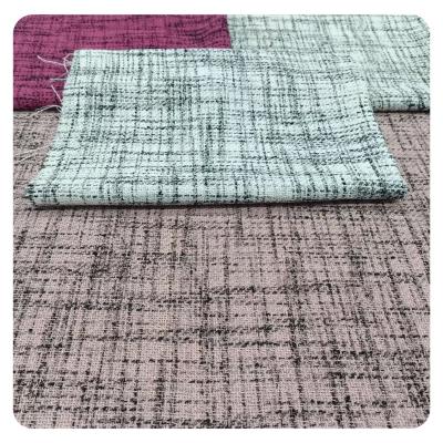 China Breathable Ready Tweed fabric for coat and Channel like fabric 100%polyester yarn dyed fabric for sale