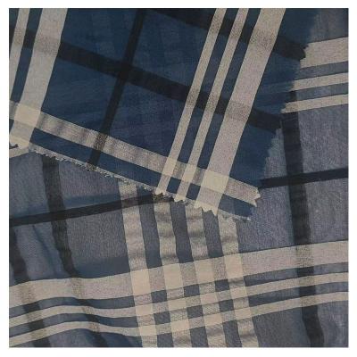 China Breathable Fashion plaid lightweight and breathable fashion casual ripstop yarn dyed fabric for sale