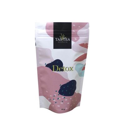 China Custom Food Packaging Zipper Seal Stand Up Pouches Matt Stand Up Pouch Zipper Bags for sale