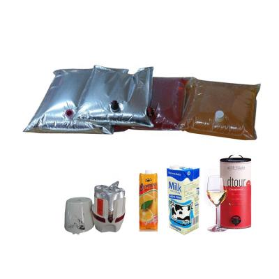 China 1L 2L 3L 5L 10L 20L 22L 25L 50L 200L Liter Moisture Proof Bag in Box Beverage Coffee Cola Wine Oil Milk Water Transparent Aseptic Foil Bags for sale