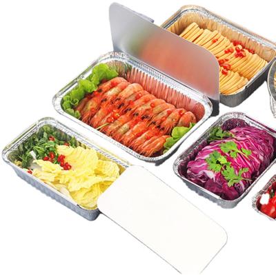 China Food Grade Eco-friendly Aluminum Cups Foil Containers Aluminum Foil Container Oval Aluminum Foil Food Container for sale