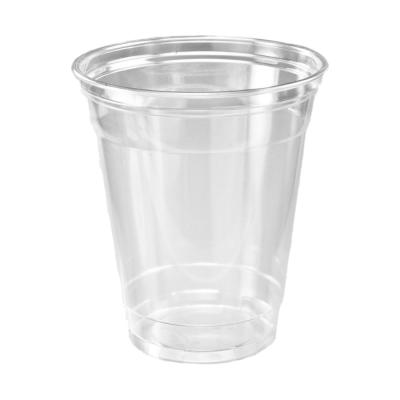 China Custom Doris Pet Cup 8/12/16/24oz Clear Single Wall Plastic Pet Cup Disposable For Iced Drinks for sale