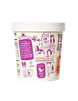 China Disposable China Made Professional Wholesale Paper Cup With Lid Ice Cream Cup Paper Packaging for sale