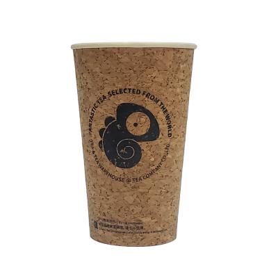 China Doris Corky Paper Cup Coffee Paper Disposable Biodegradable Coffee Cups Double Wall Cups for sale