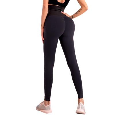 China Sustainable High Waist Peach Hips Fitness Pants Breathable Running Women Quick-drying Training Yoga Pants for sale