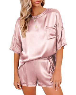 China Wholesales Leisure Lady Nightwear Luxury Women's Home Pajamas QUICK DRY 2 Piece Set Sleepwear Sleepwear for sale