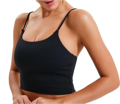 China Amazon Breathable Hot Selling Yoga Tops Pump Bra With Chest Pads Womens Fitness Underwear Sports Invest for sale