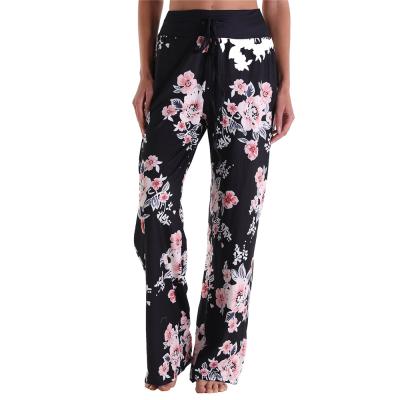 China DFG HOT spring breathable summer sports loose fit casual pants 2021 multicolor plus size print homewear soft comfortable pants for sale