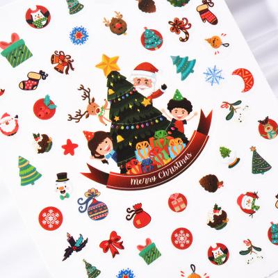 China A Variety Of Styles For You To Choose Custom Designer Nail Decals Christmas Style High Quantity Nail Decals for sale