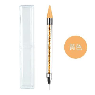 China Beauty Painting Tools Source Factory Nail Crayons Point Drill Wax Sticky Head for sale