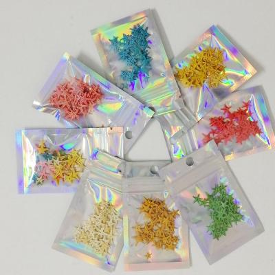 China 2023 Fresh Mixed 3D Color Nail Art Starfish Nail Art Decoration Hot Summer Summer Hot Sale Color Nail Art Charms Stickers for sale