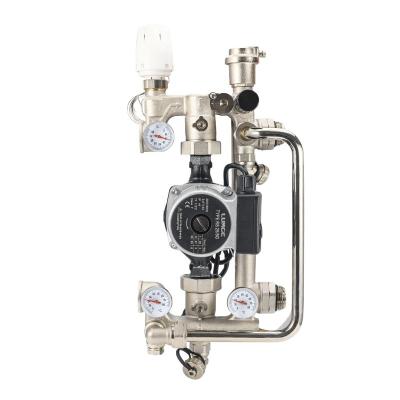 China Various Set Valve Unit Underfloor Heating System Pump Control Modern Mixing Mixing Package For Heat Pump Systems for sale