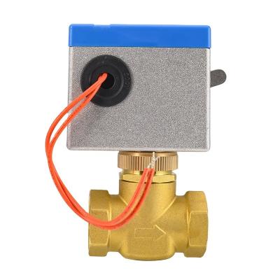 China Modern High Quality Brass Made 2&3 Ways Cool Water Control Motorized Zone Valves for sale