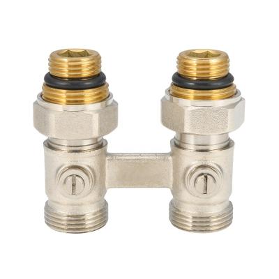 China Modern Thermostatic Radiator Control H-valve For Floor Heating Radiator for sale