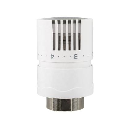 China Modern Adjustable Thermostatic Radiator Valve Head With Liquid Sensor For Floor Heating for sale