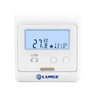 China Modern Electric Smart Home 230V Radiator Thermostat Temperature Controller for sale