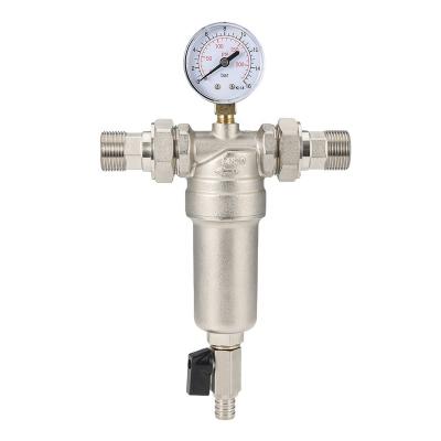 China Modern Water Prefilter with Water Pressure Gauge for sale