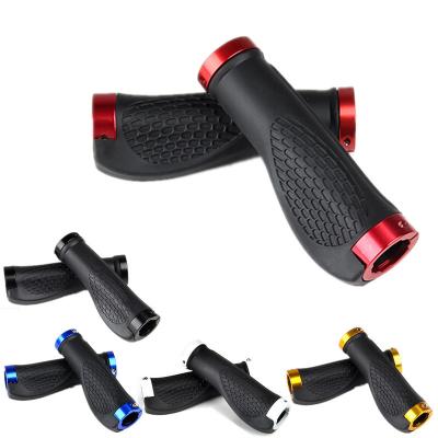 China Durable Hot Selling Ergonomic Mountain Road Bicycle Handlebar Grips Colorful Bicycles Parts Ergonomic Rubber Grip for sale