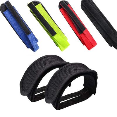 China Suitable for Hot Selling Toe Clip Strap Belt Fixie Pedal Fixed Gear Pedal Toe Clips Straps Hot Selling Adhesive Recycling Bicycle Accessories for sale