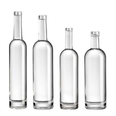 China 200ml 375ml 500ml 700ml 750ml 1000ml Oslo Wine Liquor Juniper Whiskey Vodka Spirit Glass Bottle For Liquor for sale