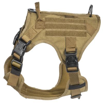 China Professional Manufacturer Padded EVA Filled Mesh Three Colors Customized Brand Logo Tactical Dog Harness for sale