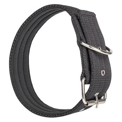 China Eco Friendly Comfort Padded Hunt Bully Easy Pet Bully Ring Metal Buckle 5Cm Large Version 2 Dog Collar for sale