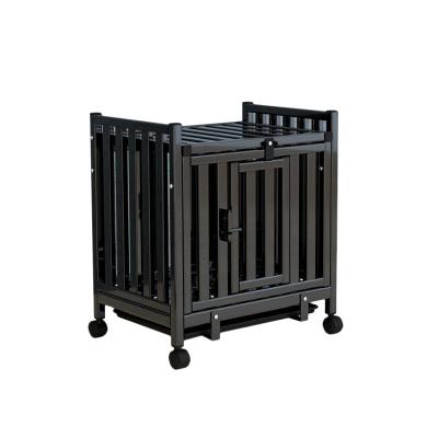 China Breathable Large Metal Cheap European Size Pet Stainless Steel Animal Heavy Duty Dog Raised Crate Kennel Cages for sale