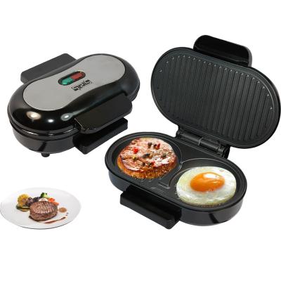 China Household Electric BBQ Steak Burger Sandwich Maker Grill Meat Rotisserie Machine Egg Frying Pan Mini Beef Steak for sale