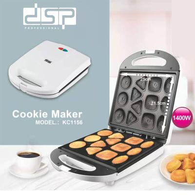 China Outdoor Breakfast Cake Biscuit Cake Machine Household Non-Stick Baking Cookie Maker Waffle Maker for sale