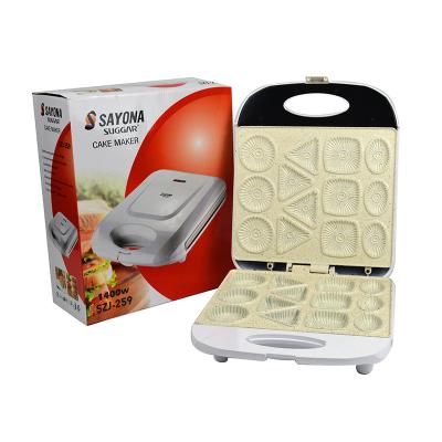 China Outdoor Breakfast Cake Biscuit Cake Machine Household Non-Stick Baking Cookie Maker Waffle Maker for sale