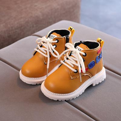 China Martin Shoes Children Boys Autumn Thermal Winter Fashion Girls Boots Ankle Warm Waterproof Snow Boots For Kids for sale