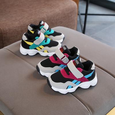 China Fashion Autumn Mesh Breathable Boys Girl Flat Sneakers Children Casual Shoes Shoes Children's Sports Shoes for sale