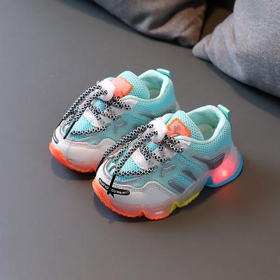 China Fashion Toddler Sports Flat Sneakers Boys Sneakers Running Kids Girls Shoes Lightweight Kids Up Shoes For Baby for sale