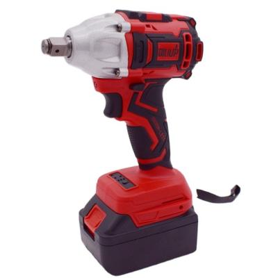 China Qiliup Max 320Nm Impact Wrench Cordless Machine Tool Rechargeable Battery Brushless Electric Wrench 4.0Ah for sale