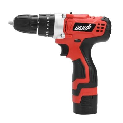 China New Type 2 Qiliup Cordless Electric Power Drill Professional Home Use 12v/16.8v/18v/21V Lithium Battery Cordless Drill for sale