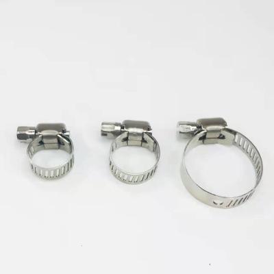 China 304 Silicone Pipe Screw Flange Throat Circle Screw Quick Release Stainless Steel Pipe Fixed Clamp Factory for sale