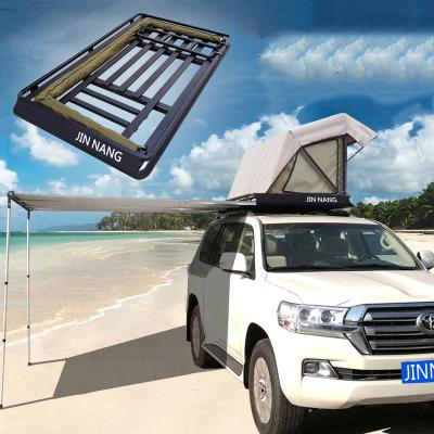 China Trigone/V-type ground nail custom aluminum tent for SUV outdoor camping roof top folding tent for sale