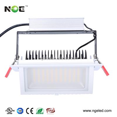 China Store wholesales cob ip44 120deg rectangular led ceiling recessed down light for sale