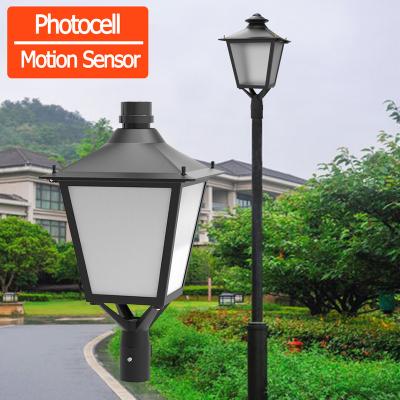 China Garden Wholesales Classic Top Popular Urban Post LED Post Light 30W 60W 100W 120W Europe Style IP65 LED Top Post Lights For Garden for sale