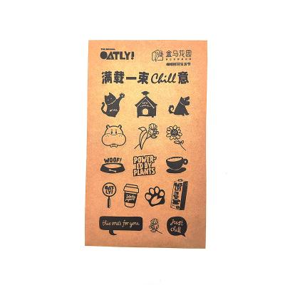 China Custom Printed Waterproof+Eco-friendly Logo Labels For Packaging Vinyl Waterproof Sticker Printing Label Stickers for sale