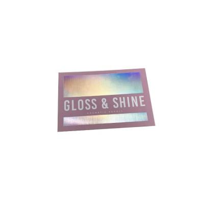 China Gift Factory Wholesale Custom Recycled Thank You Paper Cardboard Card Printing Holographic Postcard for sale