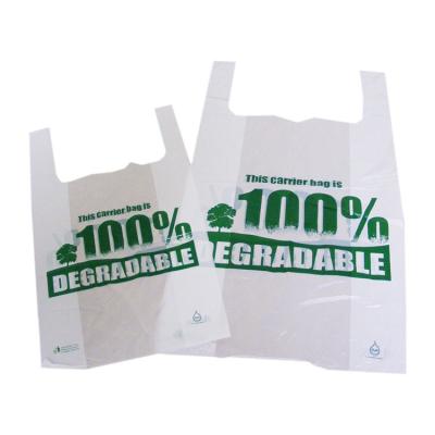 China Moisture Proof Cheap Price Pharmacies Shopping Bag T-shirt Supermarket Store Biodegradable Transparent White Plastic Bag pp for sale