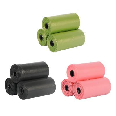 China Eco-Friendly 100% BIODEGRADABLE Waterproof Dispenser Dog Poops Bags New Clean Cat And Dog Portable Poop Waste Bag For Dogs for sale