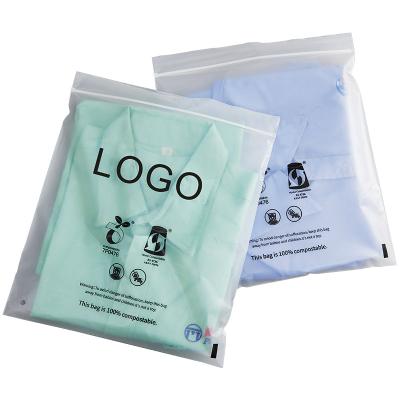 China Disposable Fully Biodegradable Cornstarch PBAT Ziplock Bag PLA Manufacturer Source Renewable Plastic Bag for sale